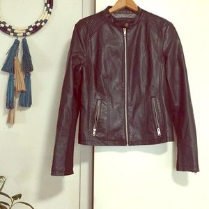 Women’s leather coat